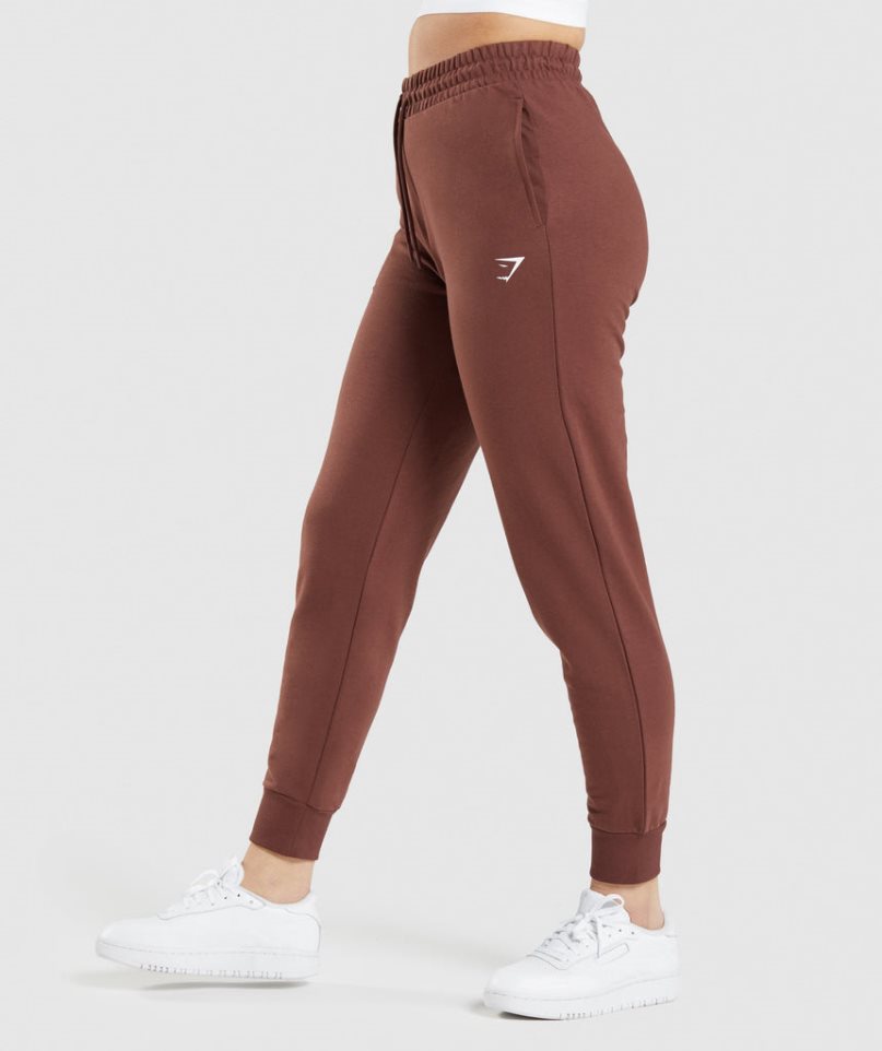 Women's Gymshark Training Jogger Dark Brown | NZ 6UFIBA